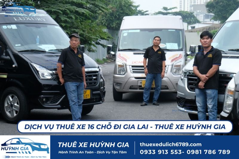 Những điều cần lưu ý khi thuê xe 16 chỗ đi Gia Lai